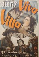 Viva Villa! - Spanish Movie Poster (xs thumbnail)