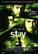 Stay - German Movie Poster (xs thumbnail)
