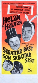 The Further Perils of Laurel and Hardy - Swedish Movie Poster (xs thumbnail)