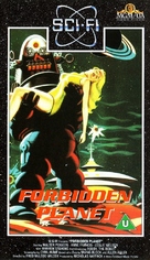 Forbidden Planet - British VHS movie cover (xs thumbnail)