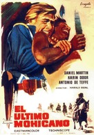 Der letzte Mohikaner - Spanish Movie Poster (xs thumbnail)