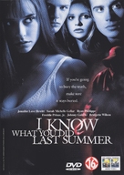 I Know What You Did Last Summer - Dutch DVD movie cover (xs thumbnail)