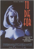 To Die For - German Movie Poster (xs thumbnail)