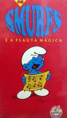 La fl&ucirc;te &agrave; six schtroumpfs - Brazilian VHS movie cover (xs thumbnail)