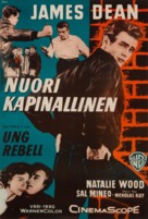 Rebel Without a Cause - Finnish Movie Poster (xs thumbnail)