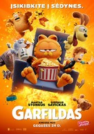 The Garfield Movie - Lithuanian Movie Poster (xs thumbnail)