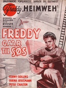 Freddy, die Gitarre und das Meer - Danish poster (xs thumbnail)