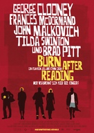 Burn After Reading - German Movie Poster (xs thumbnail)