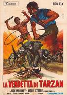 Tarzan&#039;s Deadly Silence - Italian Movie Poster (xs thumbnail)