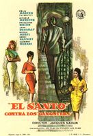 Le Saint m&egrave;ne la danse - Spanish Movie Poster (xs thumbnail)