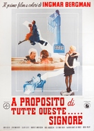 F&ouml;r att inte tala om alla dessa kvinnor - Italian Movie Poster (xs thumbnail)