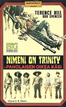 Lo chiamavano Trinit&agrave; - Finnish VHS movie cover (xs thumbnail)