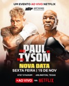 Jake Paul vs. Mike Tyson - Brazilian Movie Poster (xs thumbnail)