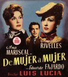 De mujer a mujer - Spanish Movie Poster (xs thumbnail)