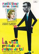 Vida privada de Fulano de Tal, La - Spanish Movie Poster (xs thumbnail)