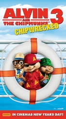 Alvin and the Chipmunks: Chipwrecked - Australian Movie Poster (xs thumbnail)