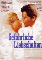 Les liaisons dangereuses - German Movie Poster (xs thumbnail)