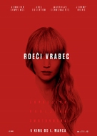Red Sparrow - Slovenian Movie Poster (xs thumbnail)