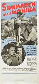 Sommaren med Monika - Swedish Movie Poster (xs thumbnail)