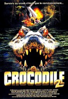 Crocodile 2: Death Swamp - French DVD movie cover (xs thumbnail)