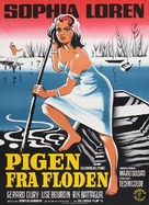 La donna del fiume - Danish Movie Poster (xs thumbnail)