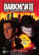 Darkman III: Die Darkman Die - Australian DVD movie cover (xs thumbnail)