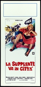 La supplente va in citt&agrave; - Italian Movie Poster (xs thumbnail)