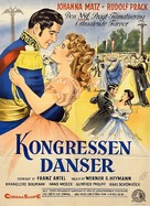 Der Kongre&szlig; tanzt - Danish Movie Poster (xs thumbnail)
