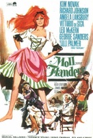 The Amorous Adventures of Moll Flanders - Spanish Movie Poster (xs thumbnail)