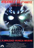 Friday the 13th Part VI: Jason Lives - Spanish Movie Poster (xs thumbnail)