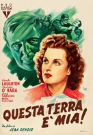 This Land Is Mine - Italian Movie Poster (xs thumbnail)