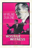 Hostile Witness - British Movie Poster (xs thumbnail)