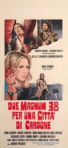 Due Magnum .38 per una citt&agrave; di carogne - Italian Movie Poster (xs thumbnail)