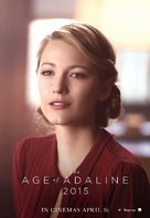 The Age of Adaline - New Zealand Movie Poster (xs thumbnail)