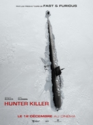 Hunter Killer - French Movie Poster (xs thumbnail)