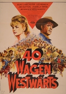 The Hallelujah Trail - German Movie Poster (xs thumbnail)