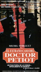 Docteur Petiot - Argentinian VHS movie cover (xs thumbnail)