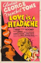 Love Is a Headache - Movie Poster (xs thumbnail)