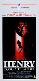 Henry: Portrait of a Serial Killer - Italian Movie Poster (xs thumbnail)