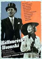 Rittmeister Wronski - German Movie Poster (xs thumbnail)