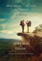 A Walk in the Woods - Slovenian Movie Poster (xs thumbnail)