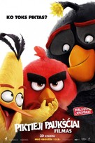 The Angry Birds Movie - Lithuanian Movie Poster (xs thumbnail)