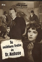 Die unsichtbaren Krallen des Dr. Mabuse - German poster (xs thumbnail)