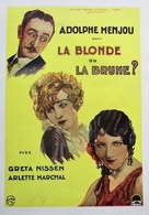 Blonde or Brunette - French Movie Poster (xs thumbnail)