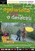 Parlez-moi de la pluie - Polish Movie Poster (xs thumbnail)