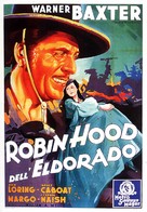 The Robin Hood of El Dorado - Italian Movie Poster (xs thumbnail)