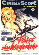 River of No Return - German Movie Poster (xs thumbnail)