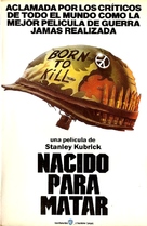 Full Metal Jacket - Argentinian VHS movie cover (xs thumbnail)