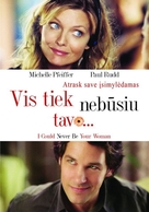 I Could Never Be Your Woman - Lithuanian Movie Poster (xs thumbnail)