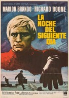 The Night of the Following Day - Spanish Movie Poster (xs thumbnail)